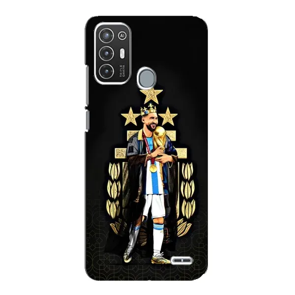 Чехол с рисунком «Месси король» для ZTE Blade A72 Чехол с рисунком «Месси король» для ZTE Blade A72