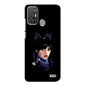 Чехлы с принтом Уэнсдей на ZTE Blade A72 (Милая Уэнсдей)
