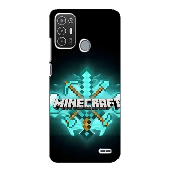 Чехол с рисунком «MineCraft 2» для ZTE Blade A72