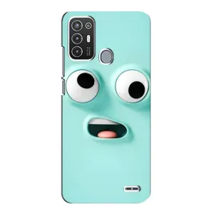 Чохли (ТПУ) (смішні стікери) для ZTE Blade A72 (Кумедне м'ятне обличчя)
