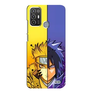 Купить Чохли на телефон з принтом Anime для ZTE Blade A72 (Naruto Vs Sasuke)