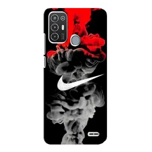 Силіконовый Чохол на ZTE Blade A72 з картинкою НАЙК (Nike дим)