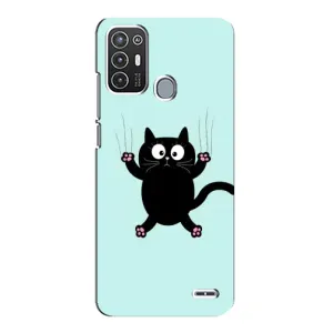 Силіконовий чохол з котиком для ZTE Blade A72