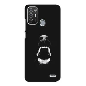 Чехол ДОБЕРМАН для ZTE Blade A72 (Пасть добермана)