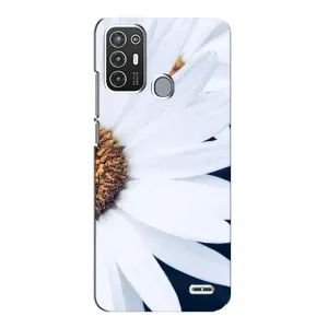 Чехол с ромашками на ZTE Blade A72 (Пол ромашки)