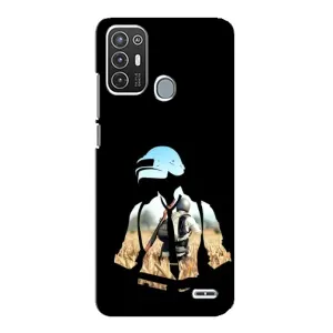 Чохол з картинкою "Герой Pubg" на ZTE Blade A72 (Пубг мен)