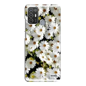 Чехол с ромашками на ZTE Blade A72 (Рамка в ромашках)