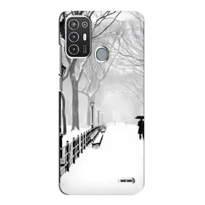 Чехлы на Новый Год ZTE Blade A72 (Снегом замело)