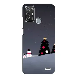 Чехлы на Новый Год ZTE Blade A72 (Снеговички)