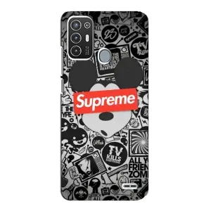 Чохол з Брендами одягу на ЗТЕ Блейд А72 (Supreme Маус)