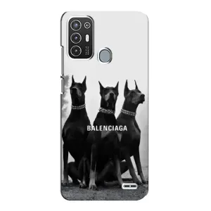 Чехол ДОБЕРМАН для ZTE Blade A72 (Три добермана)
