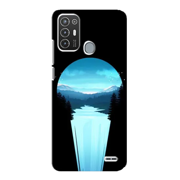 Чохол з малюнком «Синій Водоспад» для ZTE Blade A72