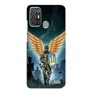 Патриотический Чехол для ZTE Blade A72 (ЗСУ з крильями)