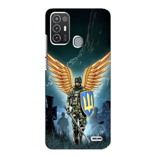 Чехол с рисунком «ЗСУ з крильями» для ZTE Blade A72