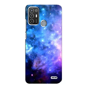 Чехлы КОСМОС для ZTE Blade A72 (Звездный вид)
