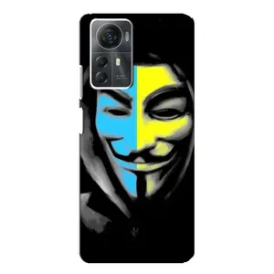 Чехол с Украинской символикой на ЗТЕ Блейд А72с (Анонимус патриот)