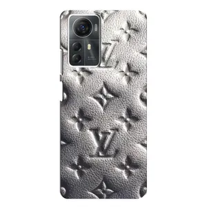 Текстурный Чехол Louis Vuitton для ЗТЕ Блейд А72с (Бежевый ЛВ)