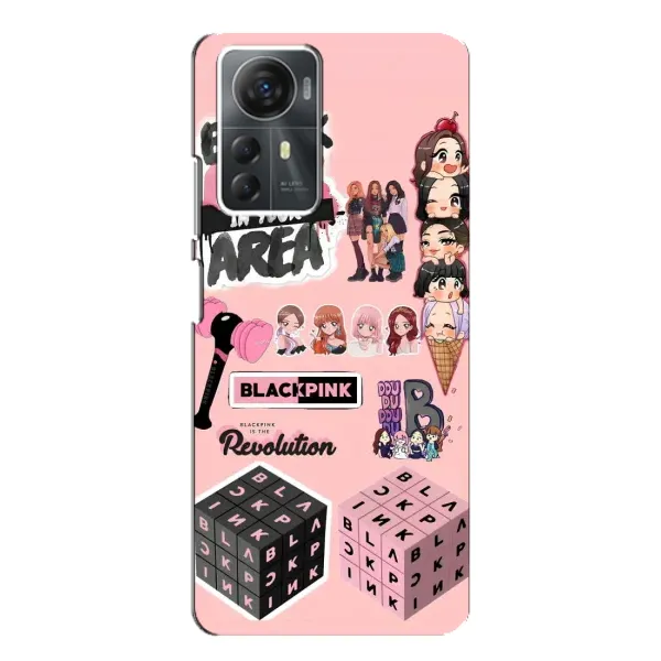 Чехол с рисунком «BLACK PINK коллаж» для ZTE Blade A72s Чехол с рисунком «BLACK PINK коллаж» для ZTE Blade A72s
