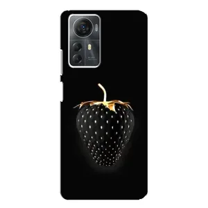 Чохол з зображенням смачної їжі для ZTE Blade A72s (Чорна полуниця)