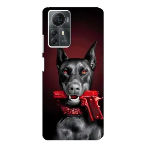 Чехол ДОБЕРМАН для ZTE Blade A72s (Доберман злой)