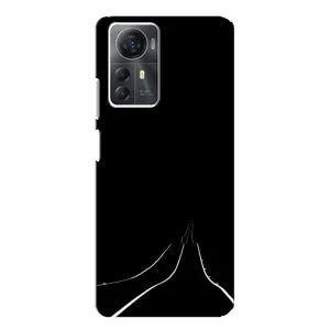 Чехол с картинками на черном фоне для ZTE Blade A72s (Дорога)