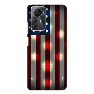 Чехол Флаг USA для ZTE Blade A72s (Флаг США 2)