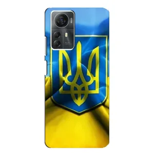 Чохол з картинкою (Патріотичний ГЕРБ) на ZTE Blade A72s (Герб і Прапор України)