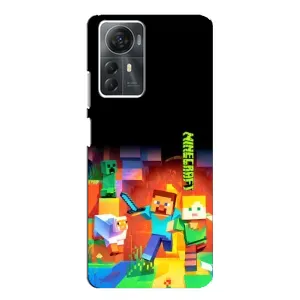 Чехлы для ZTE Blade A72s (Персонажи Майн Крафт) (Герой Майнкрафт)