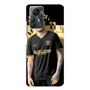 Силиконовый Чехол ZTE Blade A72s (Gold Neymar)