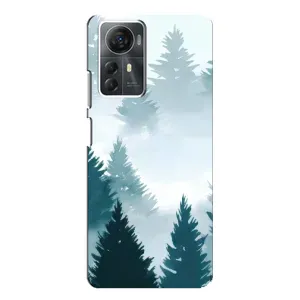 Летний Чехол на ZTE Blade A72s (Горный лес)