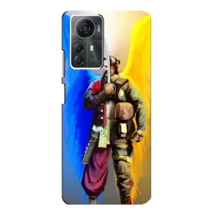 Чохол з картинкою (Патріотичний КОЗАК) на ZTE Blade A72s (КОЗАК з крилами)
