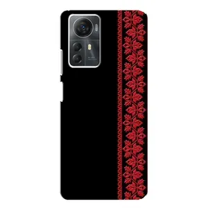 Силіконовый Чохол на ZTE Blade A72s (Червона вишиванка)