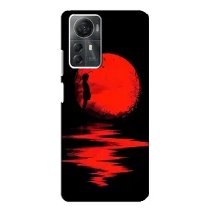 Летний Чехол на ZTE Blade A72s (Красный Закат)