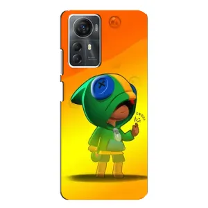 Чохол Бравл Старс для ZTE Blade A72s (LEON в кофті)