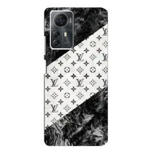 Чехол Стиль Louis Vuitton на ZTE Blade A72s (LV на белом)