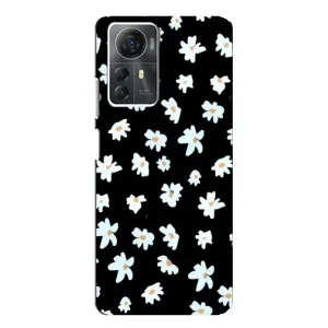 Чехол с ромашками на ZTE Blade A72s (Маленькие ромашки)