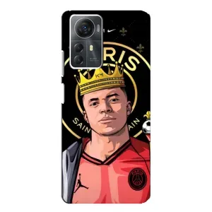 Чехол (TPU) с Футболистом на ZTE Blade A72s (Mbappe King)