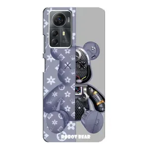 Силиконовый чехол для ZTE Blade A72s (Медведь Louis Vuitton)