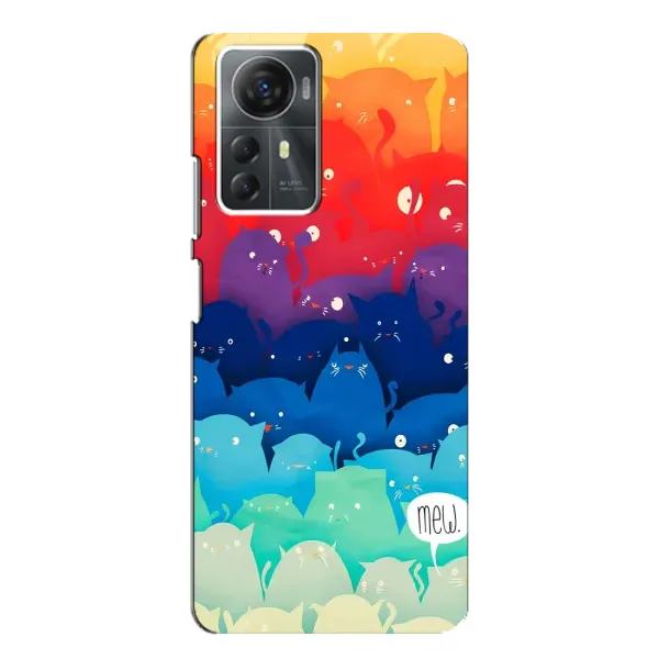 Чехол с рисунком «Mew» для ZTE Blade A72s