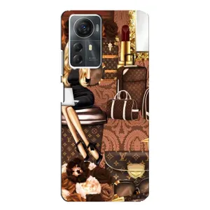 Чехол Стиль Louis Vuitton на ZTE Blade A72s (Мода Луи Виттон)