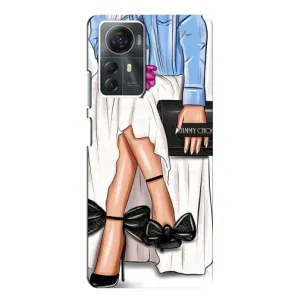 Силиконовый Чехол на ZTE Blade A72s с картинкой Стильных Девушек (Мода)