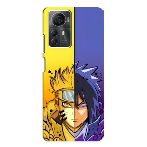 Купить Чехлы на телефон с принтом Anime для ZTE Blade A72s (Naruto Vs Sasuke)