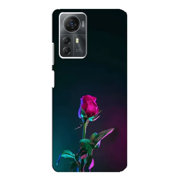 Чехол с рисунком «Ночная роза» для ZTE Blade A72s