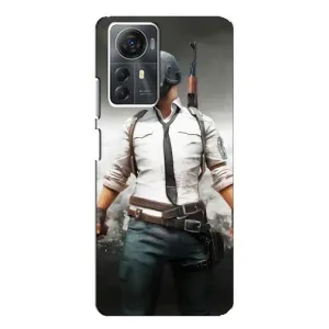 Силиконовый чехол с картинкой "Герой Pubg" на ZTE Blade A72s (Пабг)