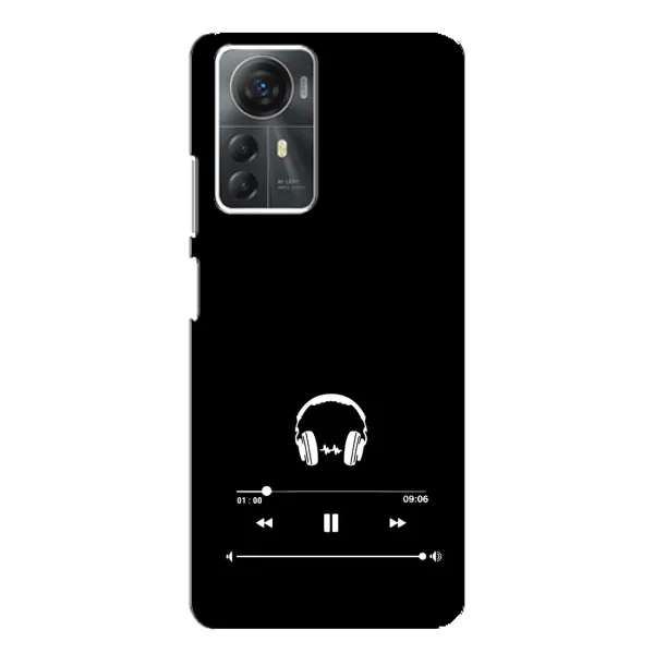 Чехол с рисунком «Плеер» для ZTE Blade A72s