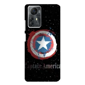 Чехол с Щитом Капитана Америки на ZTE Blade A72s (Щит Капитана)