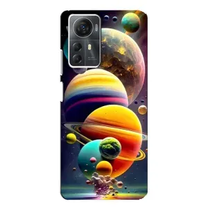 Чохол (ТПУ) з планетами на ZTE Blade A72s (Сонячна система)