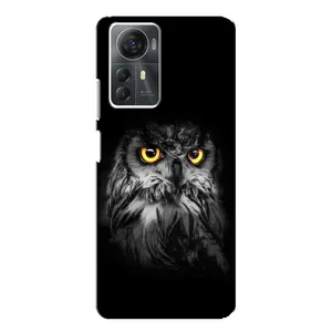 Чехлы с принтом СОВЫ для ZTE Blade A72s (Сова на чёрном)