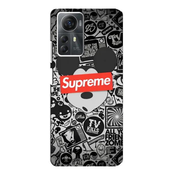 Чехол с рисунком «Supreme Маус» для ZTE Blade A72s Чехол с рисунком «Supreme Маус» для ZTE Blade A72s