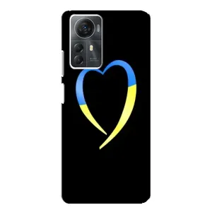 Силіконовий Чохол на ZTE Blade A72s (Я-Україна) (Українське серце)
